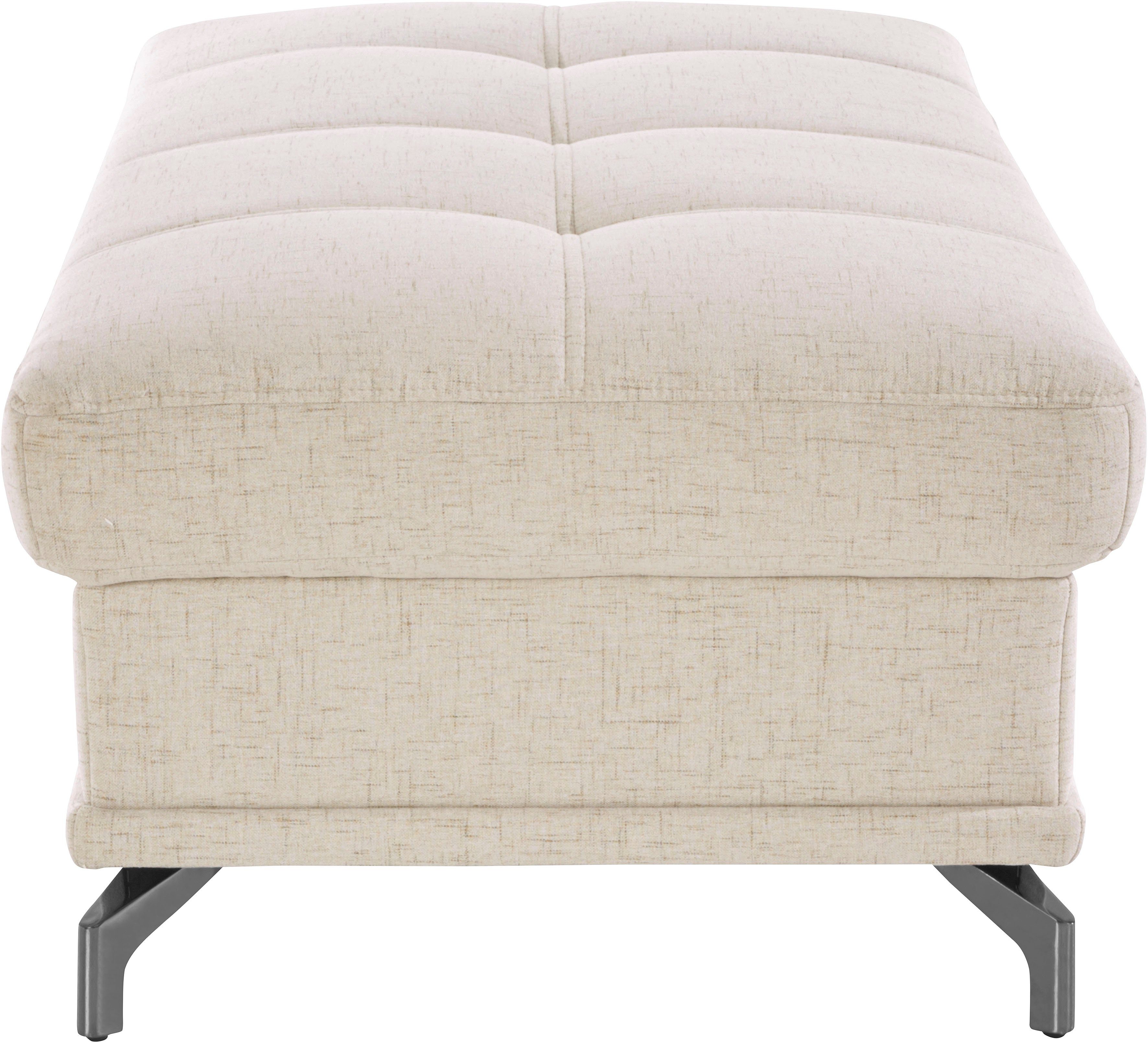 OTTO home Polsterhocker Costello, B: 133 cm, individuell zu kombinieren, Federkern