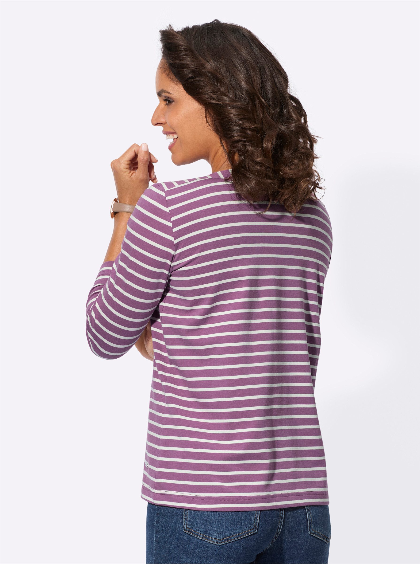 Casual Looks 3/4-Arm-Shirt "Ringelshirt" 1 Stk. tlg. günstig online kaufen