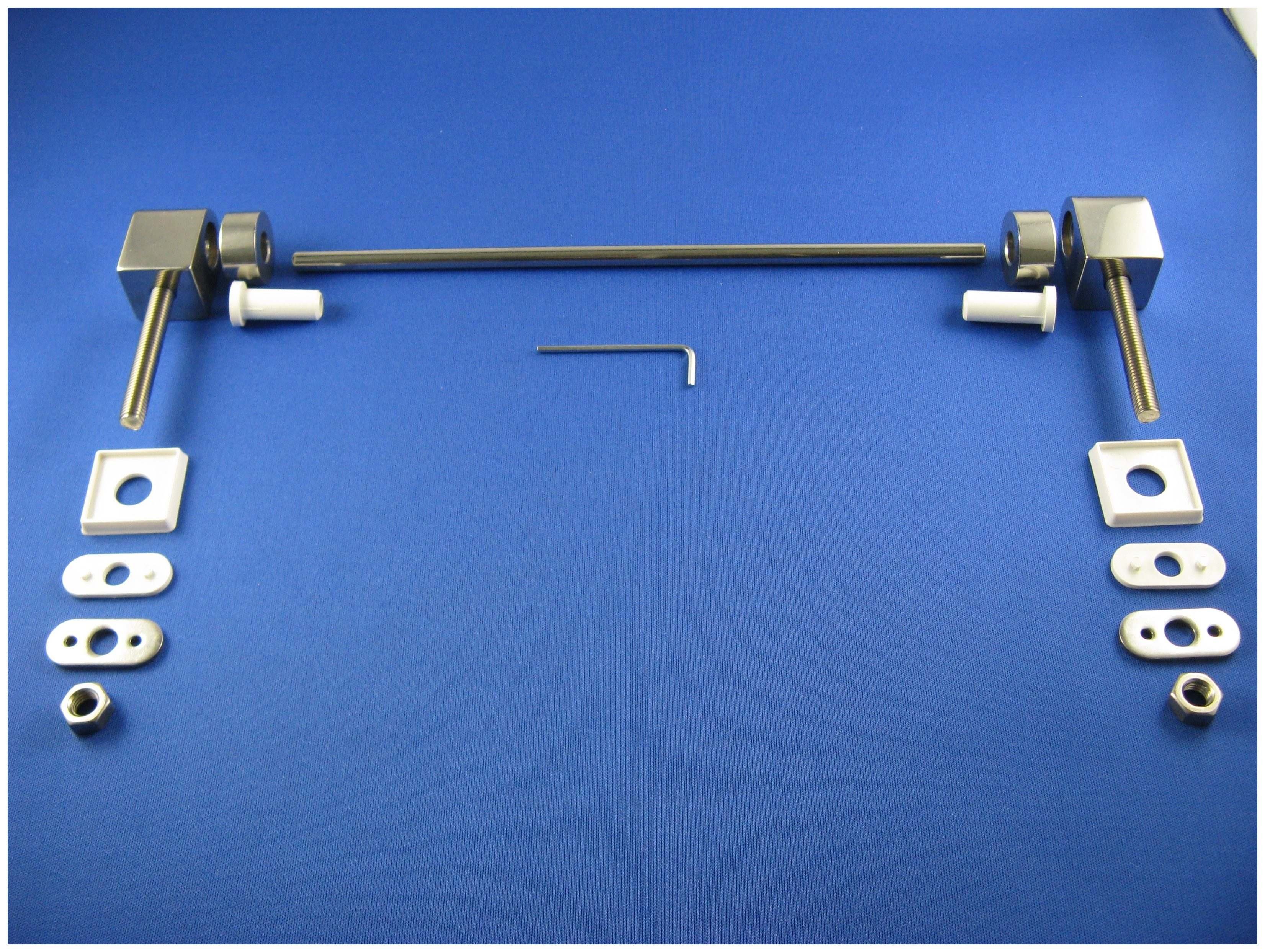 GEBERIT WC-Deckel-Scharnier Renova Comfort, Edelstahlscharniere zu Dejuna Sitz 572810