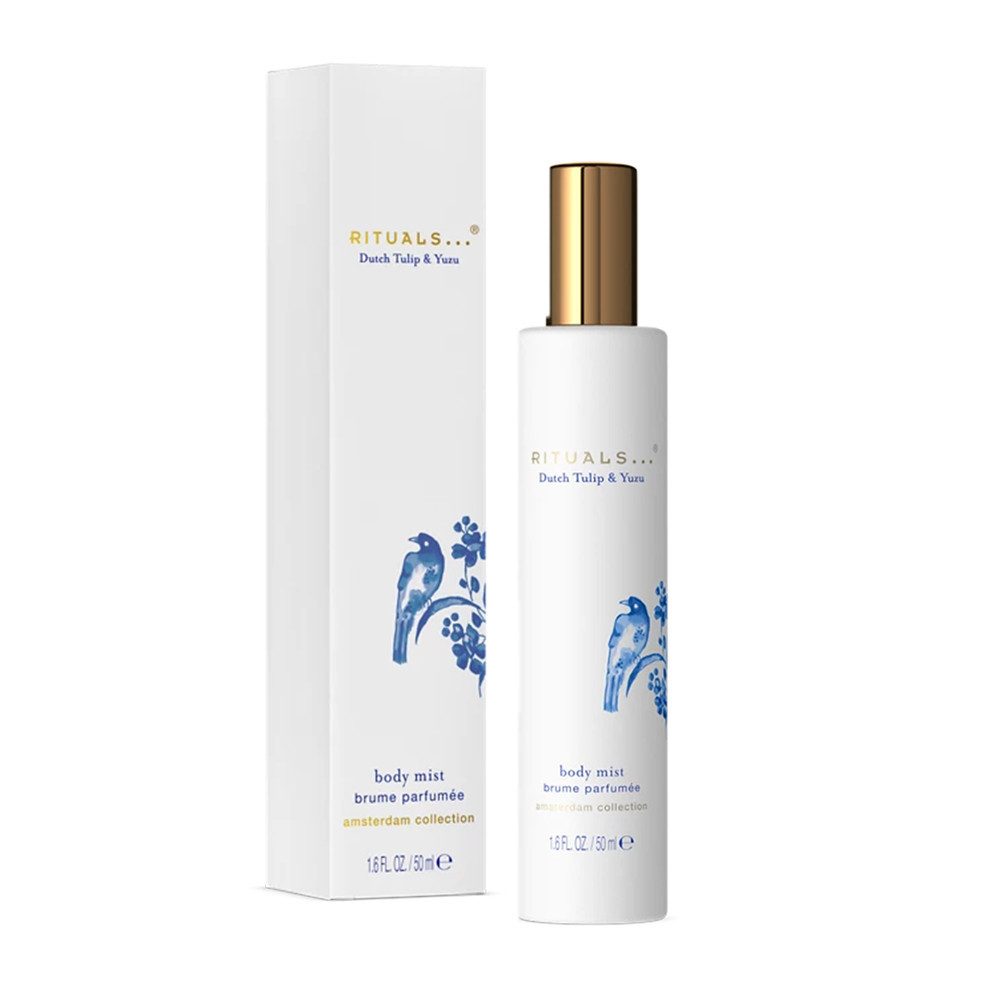 Rituals Gesichts- und Körperspray Rituals Amsterdam Collection Body Mist Haar- & Körperspray 50 ml, Belebendes Body Mist mit holländischer Tulpe und Yuzu