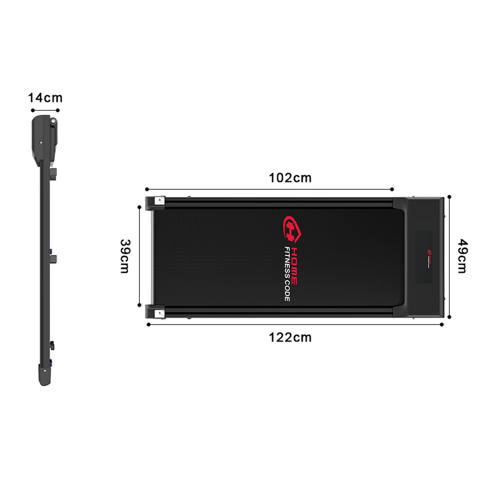 zuhause, LB02,Laufband Laufband Sinaopus 1-10 km/h schwarz Elektrisches für LED Display Laufband mit