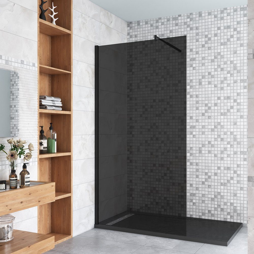 duschspa Duschwand 10mm Schwarze Duschwand Glaswand Duschtrennwand Walk in günstig online kaufen