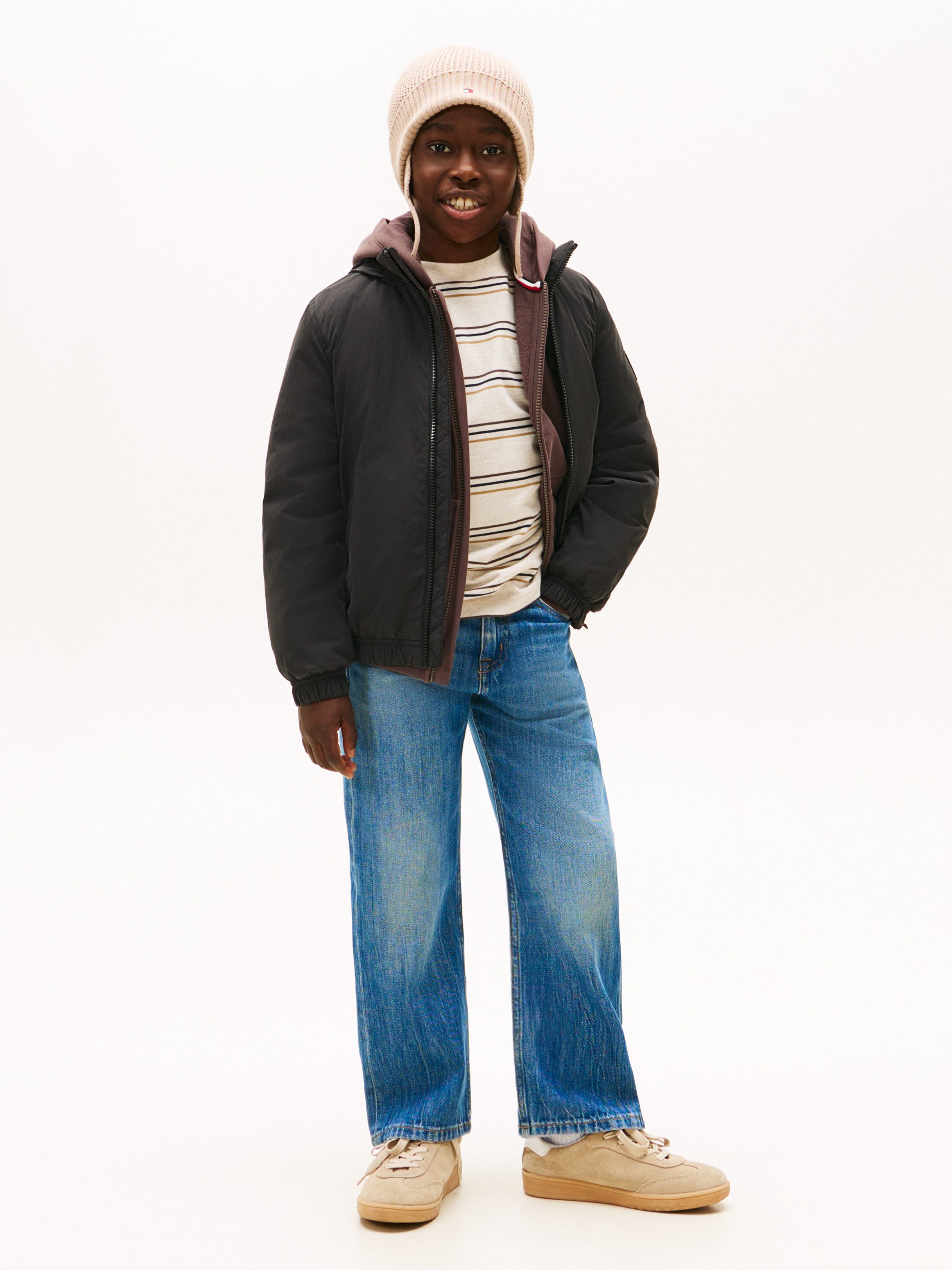 Tommy Hilfiger Gerade Jeans RELAXED WASHED MEDIUM JEANS Regular fit, für Kinder bis 16 Jahre