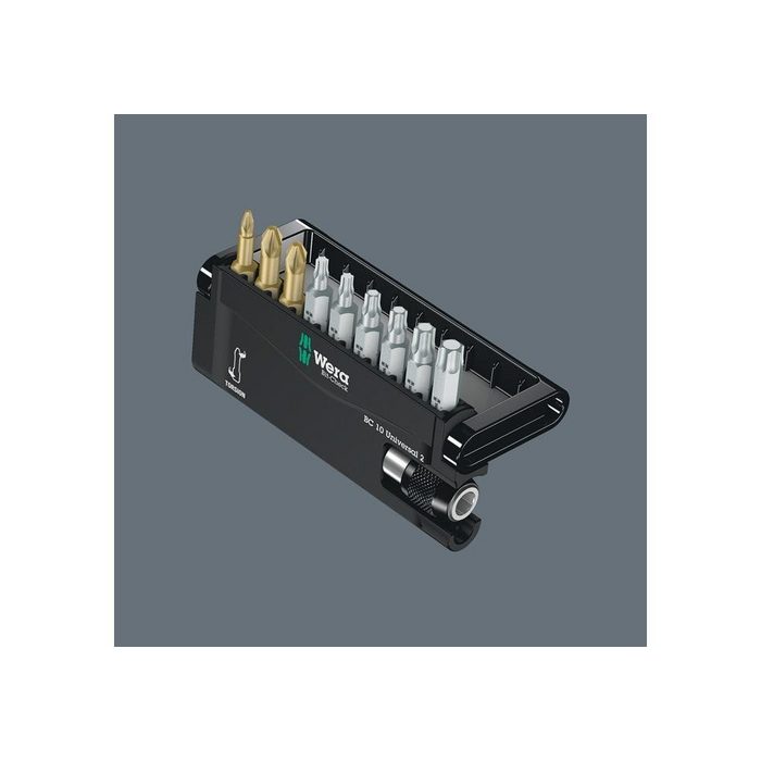 Wera Bit-Set Bitsatz 8155/67-9 10teilig Bithalter/3Torsionsbits/6Bits Halter m.Schnellwechselfutter