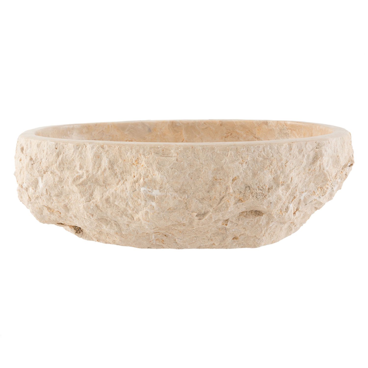 wohnfreuden Aufsatzwaschbecken Erosi Marmor Waschbecken 50 cm creme (Kein S günstig online kaufen