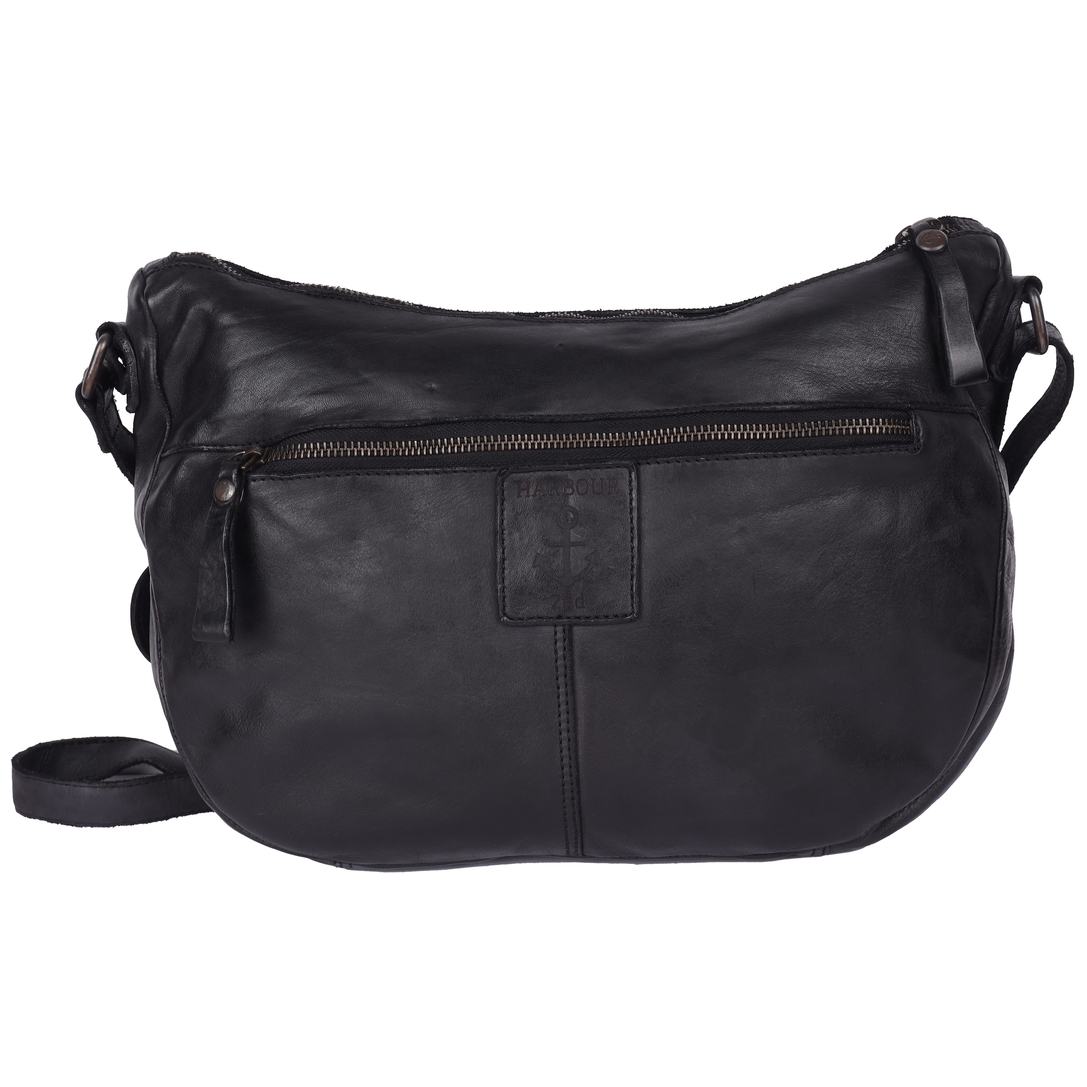 HARBOUR 2nd Handtasche Emerson, Damen Umhängetasche, Schultertasche mit Nieten und Anker-Anhäner