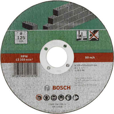 Bosch Professional Trennscheibe »Bosch Accessories C 30 S BF 2609256329 Trennscheibe gerade 125 mm 1 St. Stein, Beton«