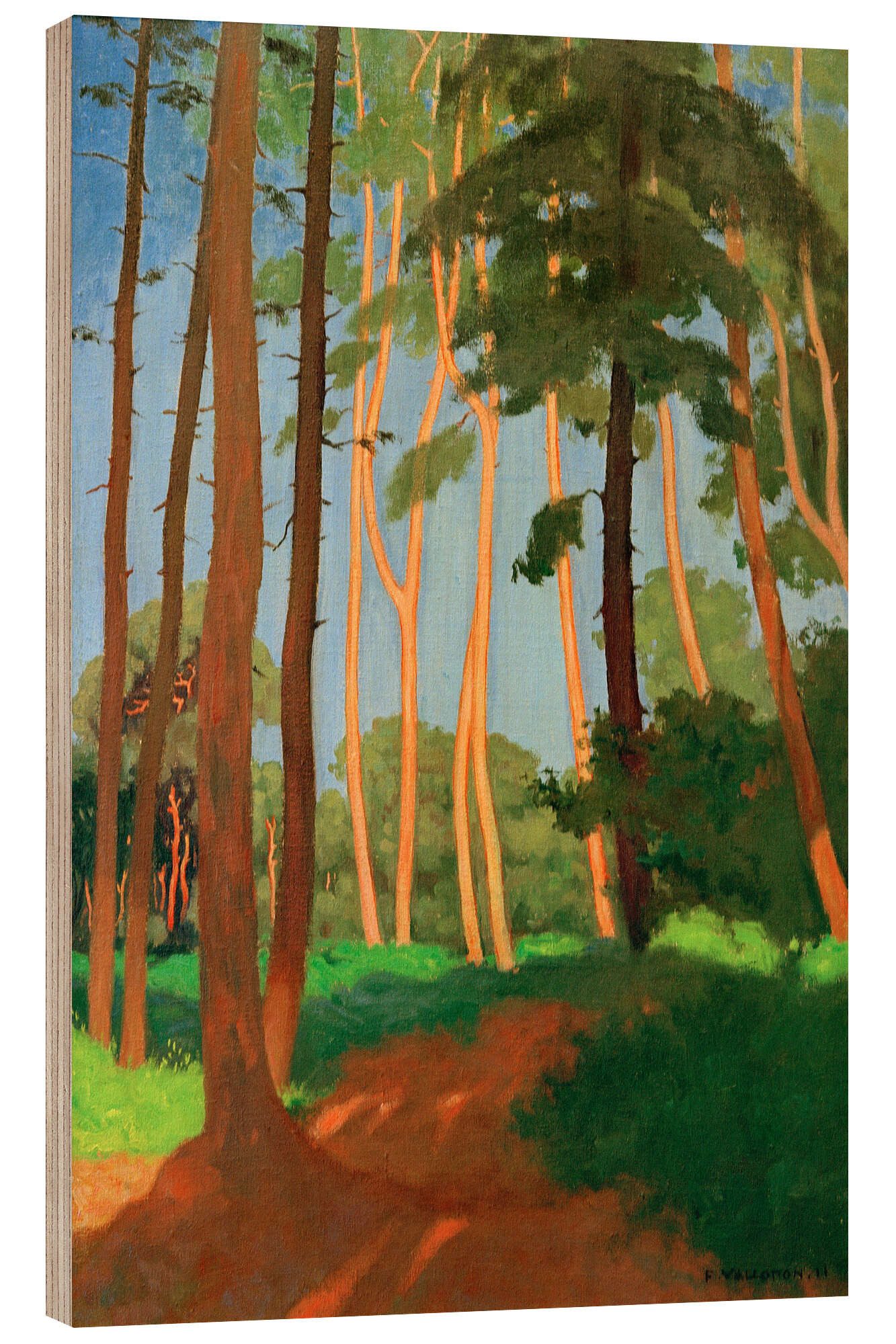 Wandbild Die Waldlichtung