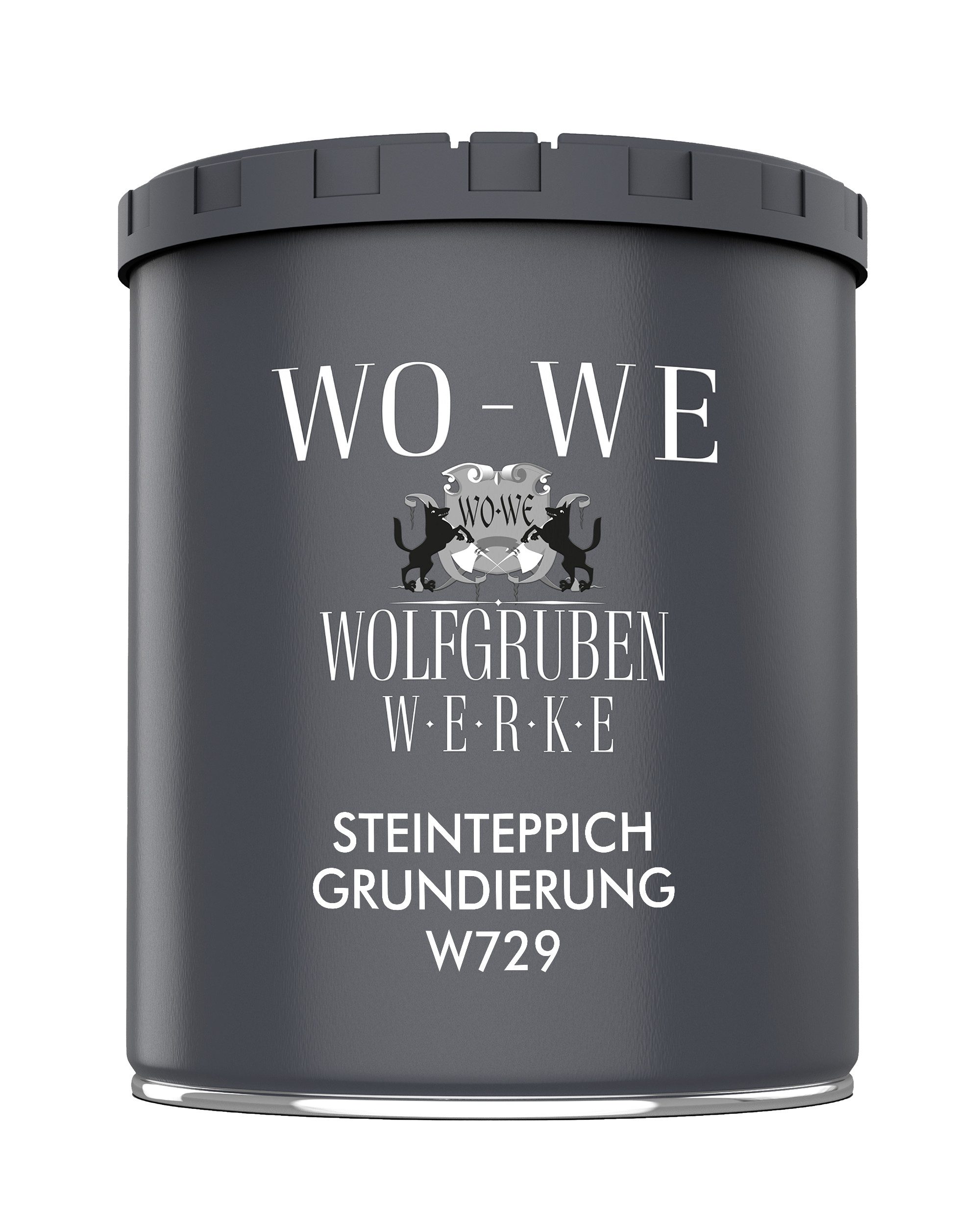 WO-WE Tiefengrund Steinteppich Grundierung Tiefengrund W729, 1-10kg, Haftvermittler Natursteinteppich