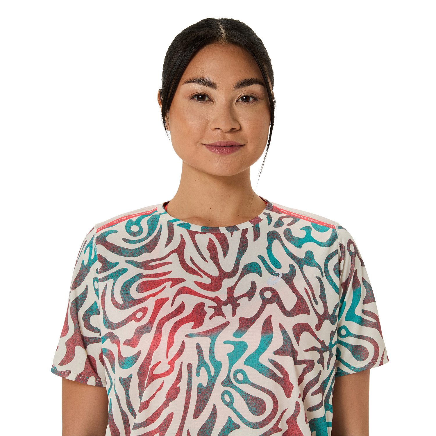 Asics Laufshirt ROAD ALL OVER PRINT SS TOP – Bild 4 von 5