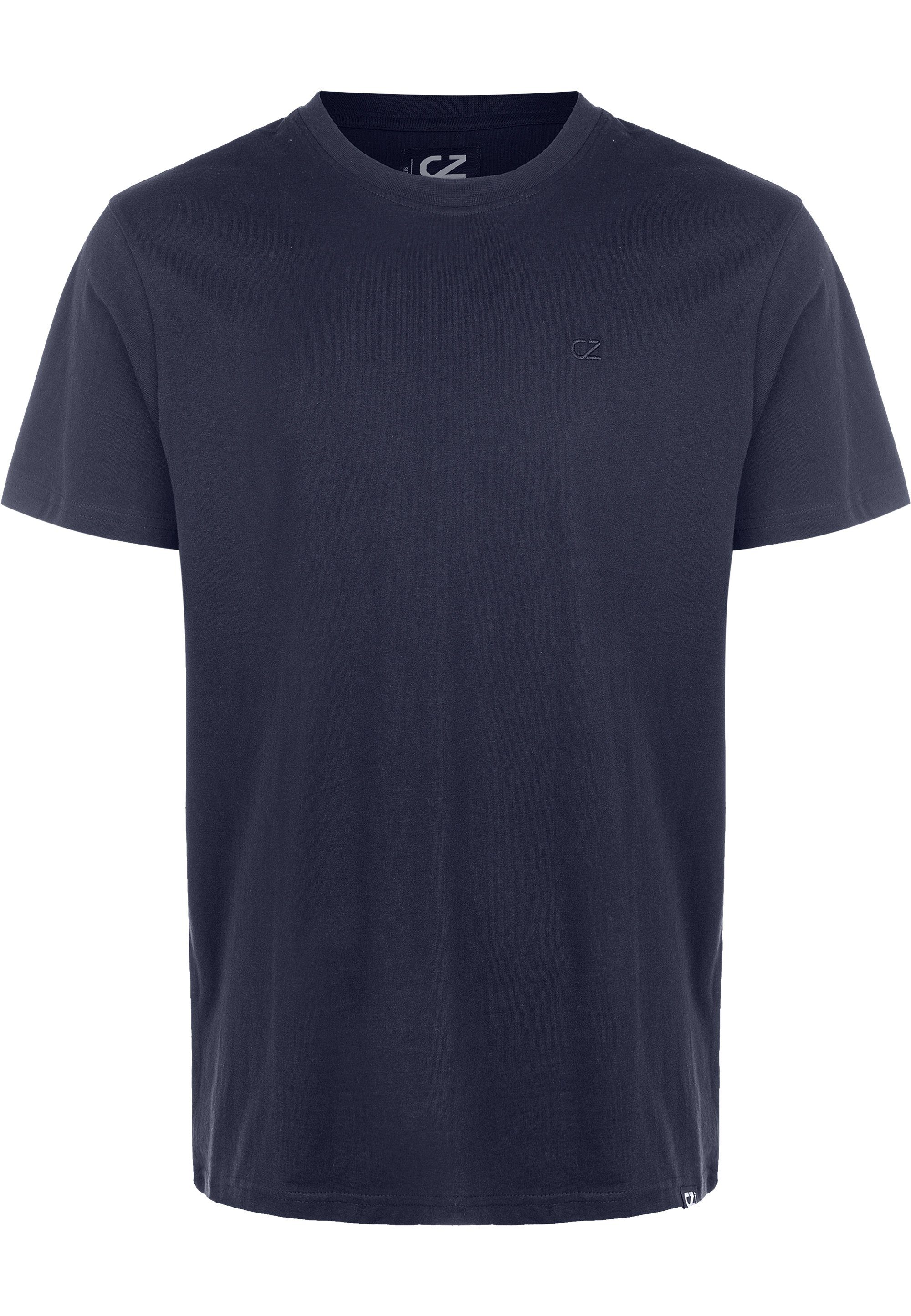 CRUZ T-Shirt Highmore aus reiner Baumwolle blau