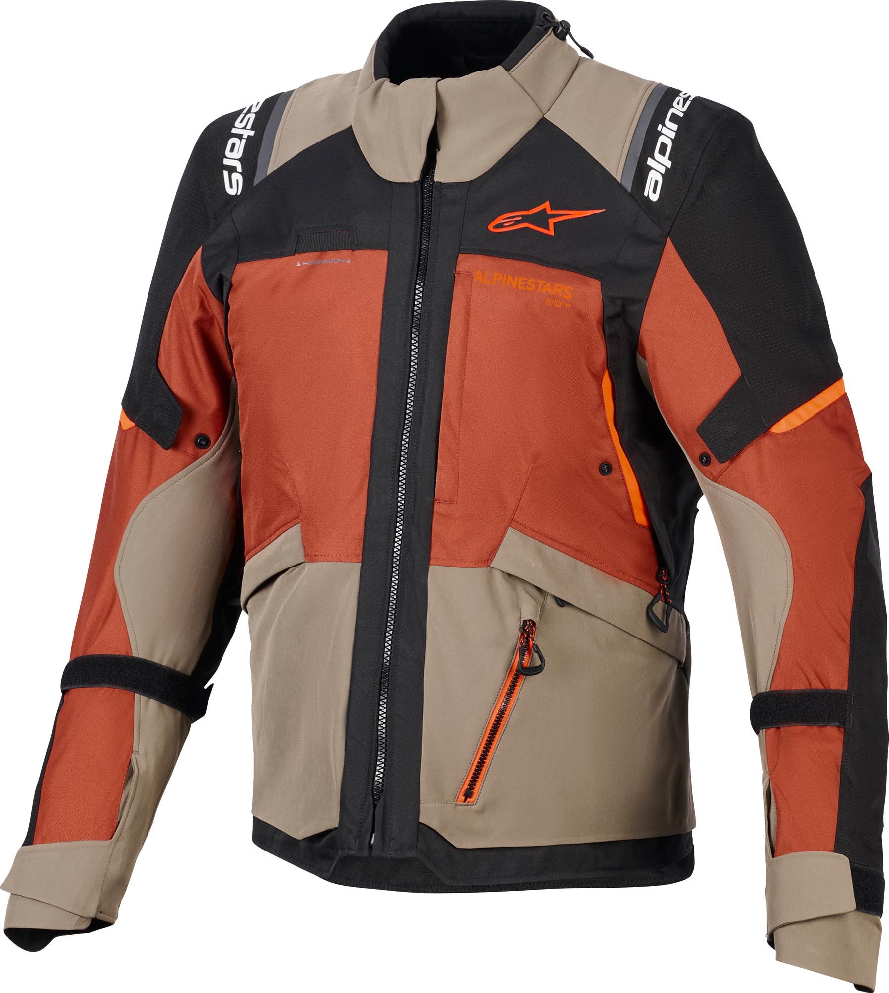 Alpinestars Motorradjacke Andes V4 Drystar wasserdichte Motorrad Textiljacke Airbag vorbereitet,Ellenbogenprotektoren enthalten,Schulterprotek