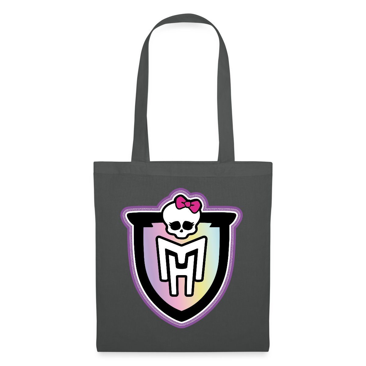 Henkeltasche Monster High™ Brustlogo Mit Totenkopf Stoffbeutel