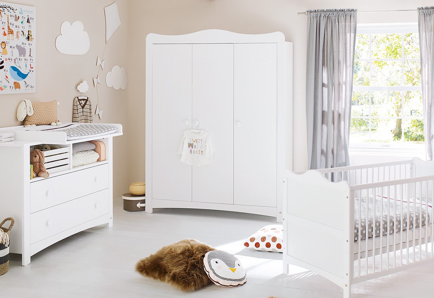 Pinolino® Kinderkleiderschrank Kleiderschrank 'Florentina' groß