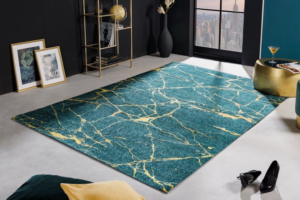 riess-ambiente Teppich MARBLE 240x160cm grün / günstig online kaufen