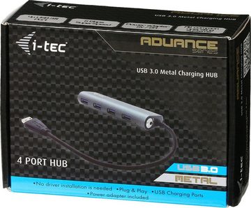 I-TEC USB 3.0 Metal Charging HUB 4 Port USB-Ladegerät