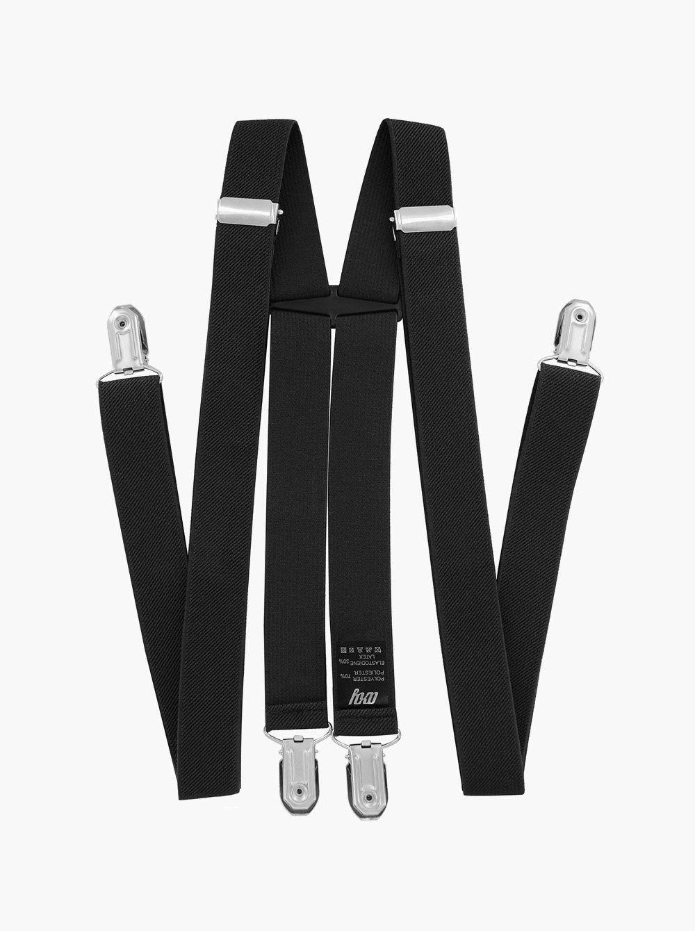 axy Hosenträger Herren Hosenträger 4 Stabile Clips H-Form 2,5cm Breit verstellbar und elastisch 120cm Lang – Bild 2 von 3