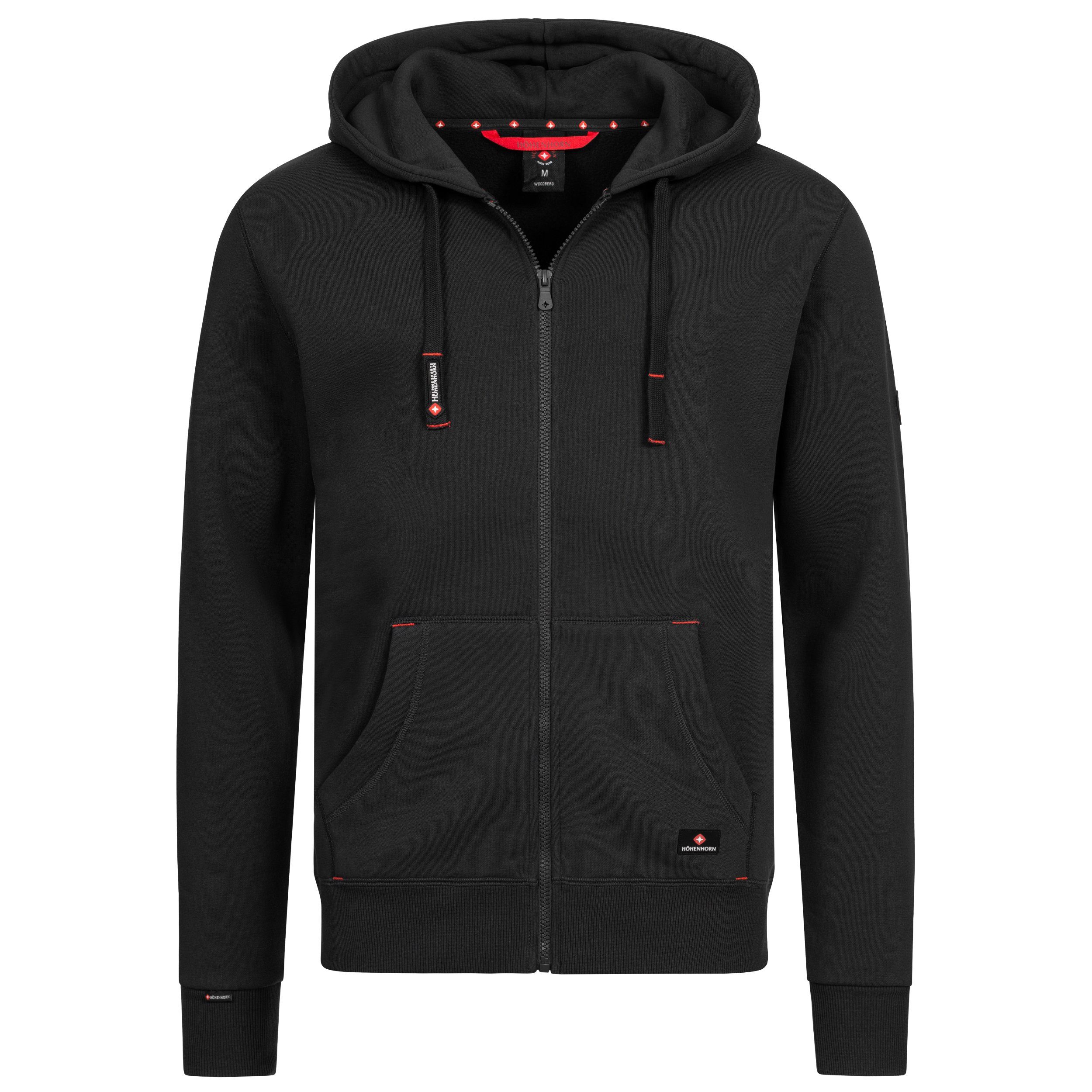 Kapuzenpullover Woodberg Herren Hoodie für Männer Pullover Sweatshirt