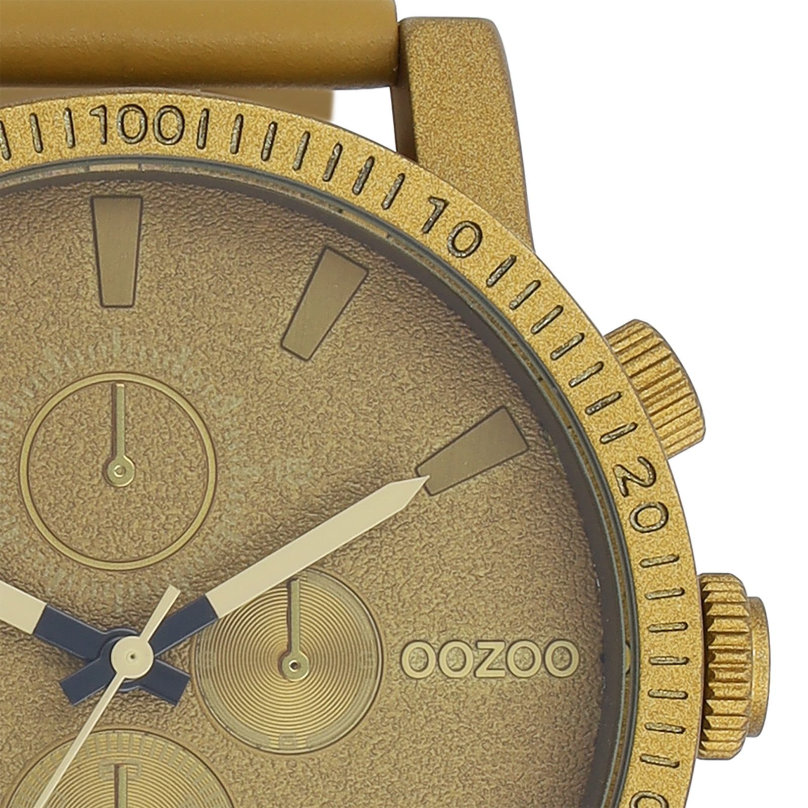 OOZOO Quarzuhr Oozoo Unisex Armbanduhr Timepieces Analog, (Analoguhr), Damen, Herrenuhr rund, groß (ca. 48mm) Lederarmband, Fashion-Style