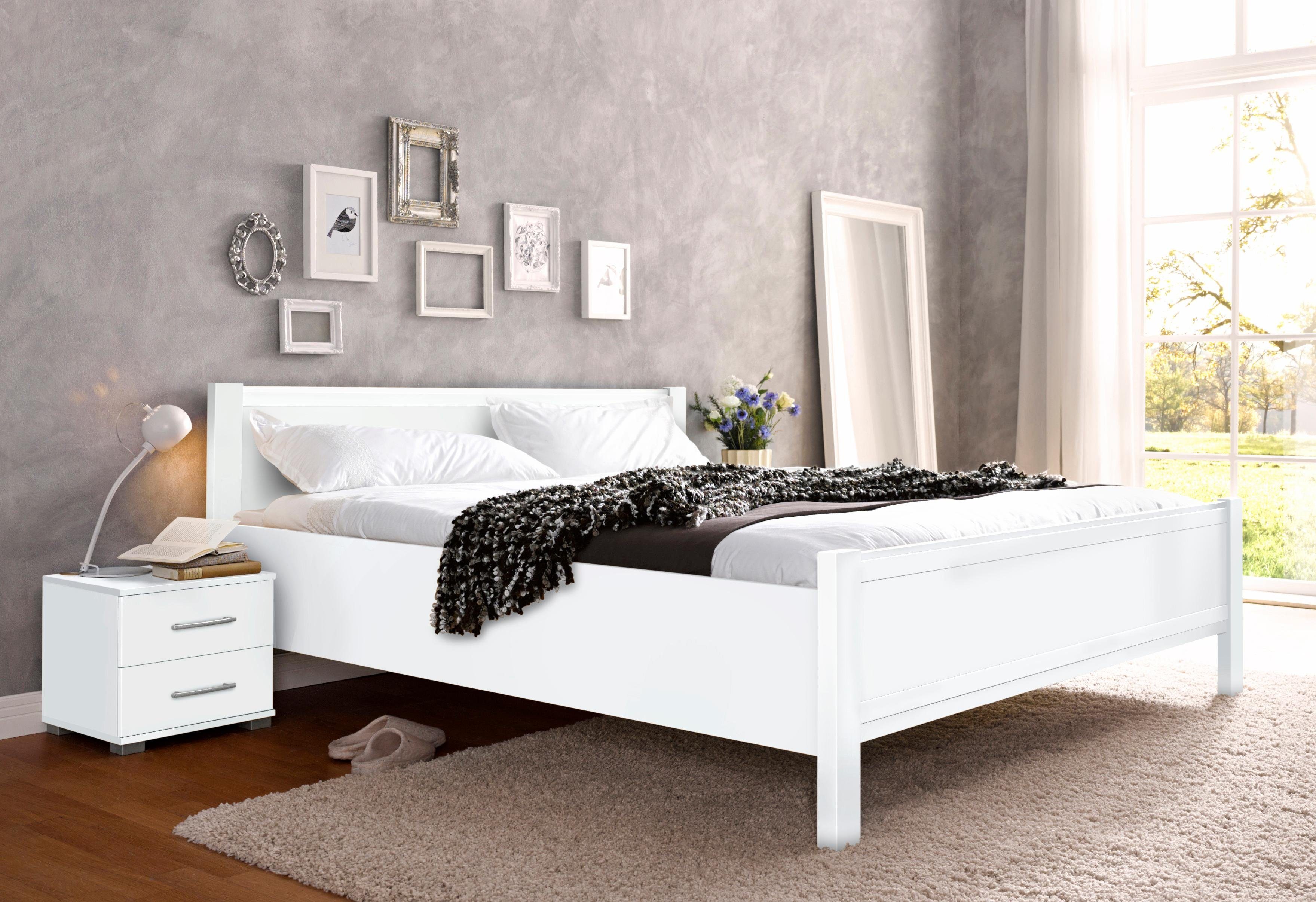 priess Bett Husum Schlafzimmer Jugendzimmer Rahmenbett, mit Komforthöhe verschiedene Ausführungen hochwertige Premium Qualität