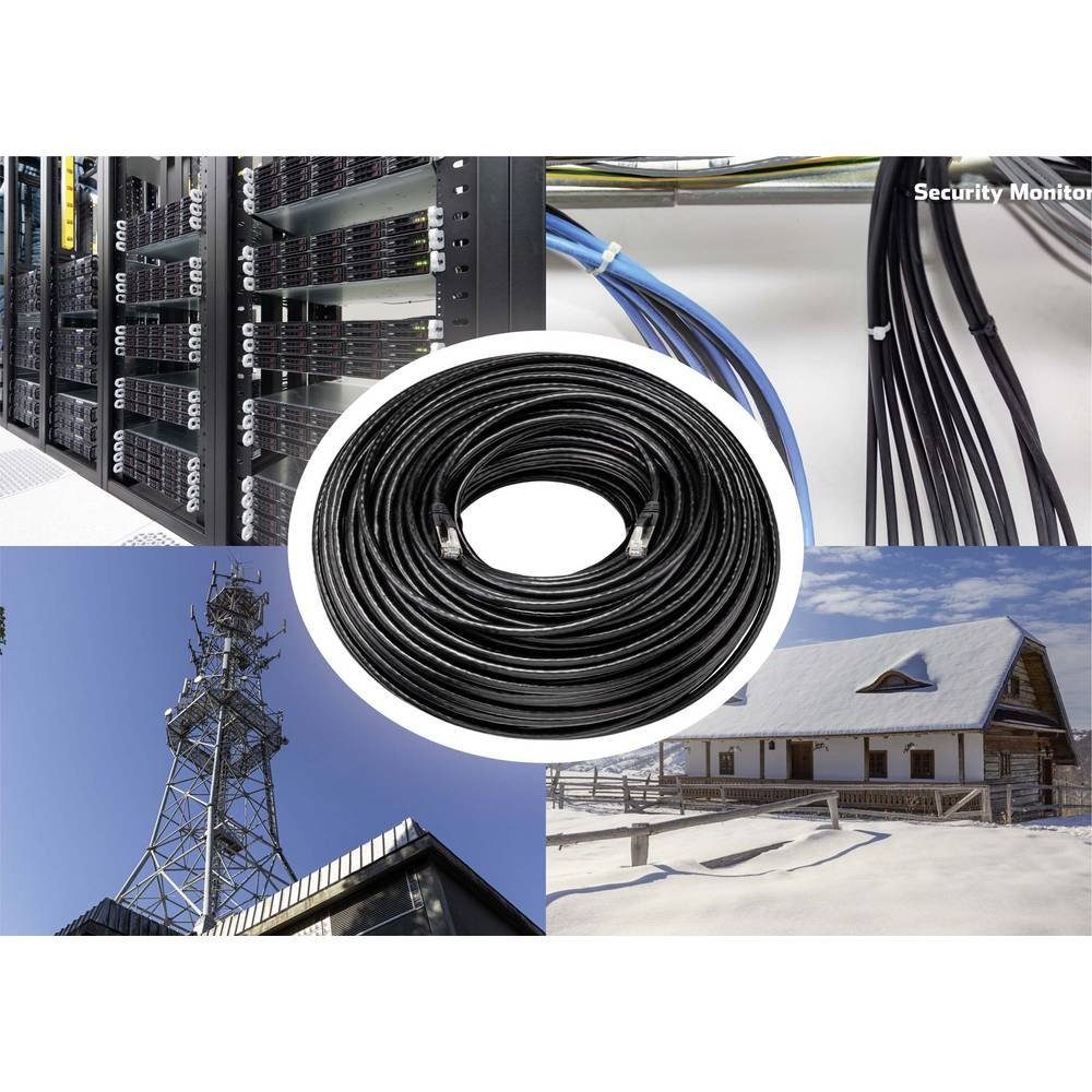 Renkforce RJ45 Netzwerk S/FTP LAN-Kabel Anschlusskabel 6a CAT