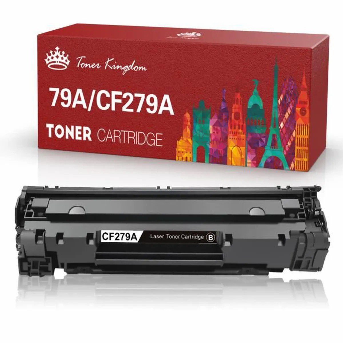 Toner Kingdom Tonerpatrone CF279A 79A Laserjet M12, 1-St M12w HP Pro 279A (1-St) für