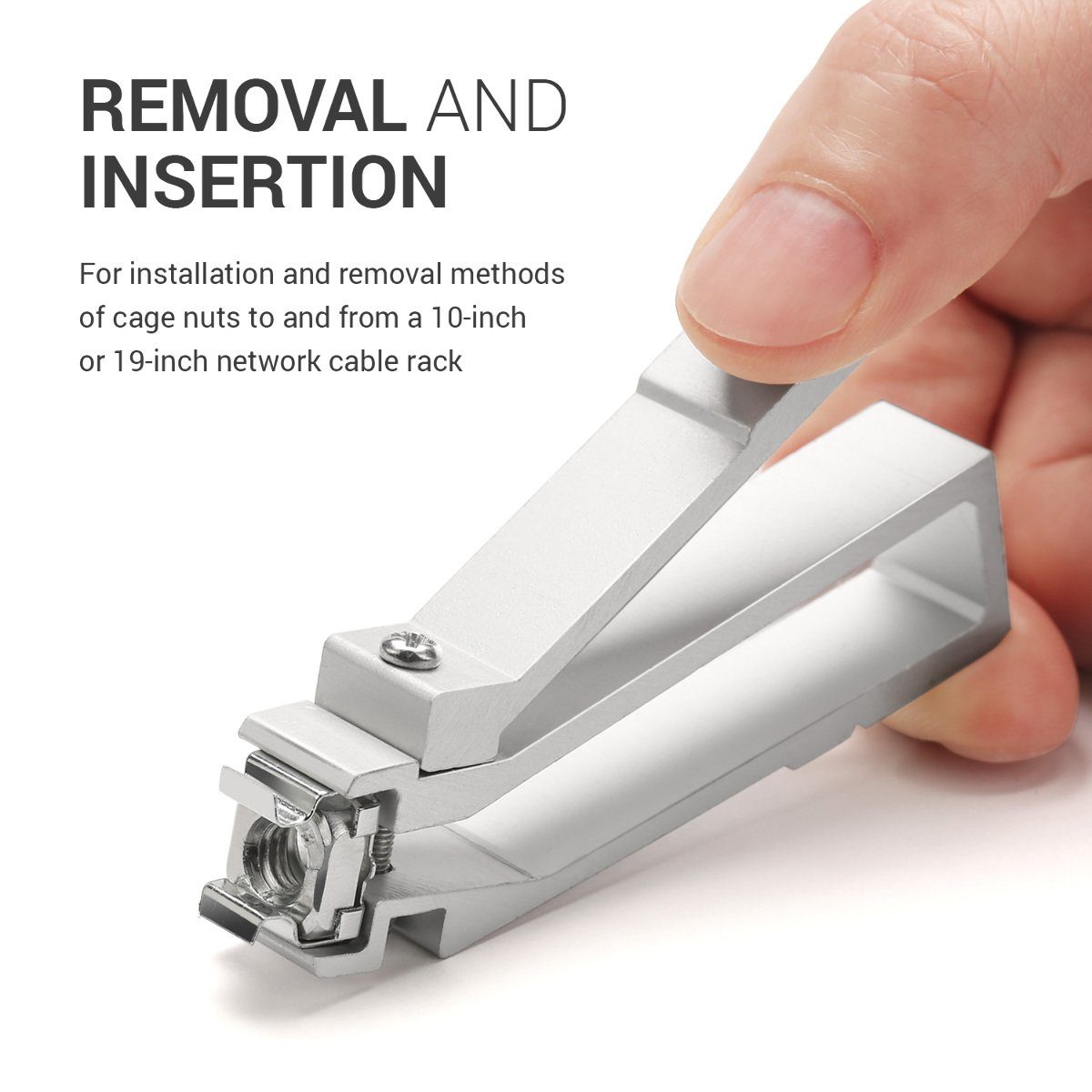 kwmobile Muttern Zange für Käfigmuttern - Größen M4-M6 - Käfigmutter Werkzeug, (1-St)