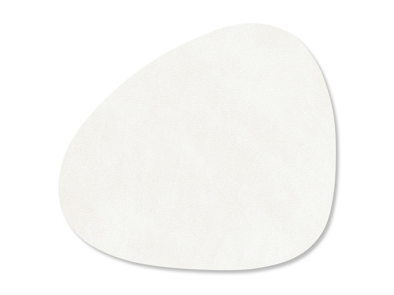 LIND DNA Platzset Nupo Untersetzer Curve pure white 11x13cm