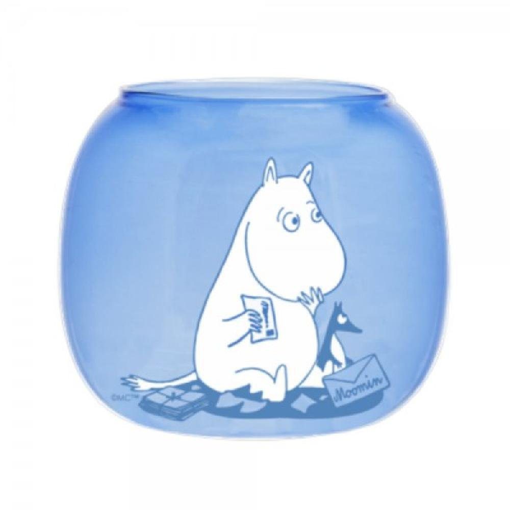 Teelichthalter Mumins Blue Kerzenhalter Moomin Muurla