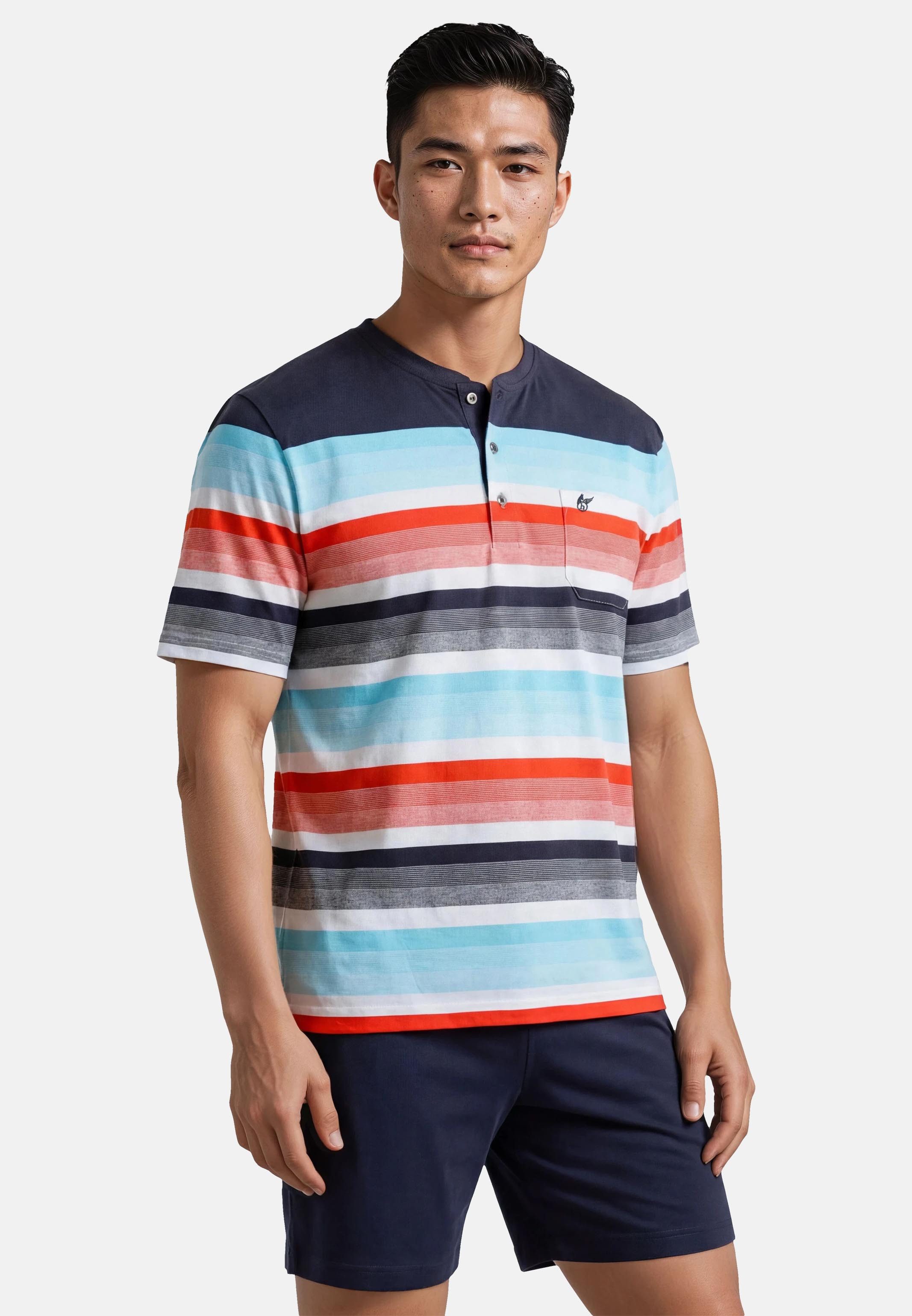 Hajo Pyjama Klima Komfort (Set, 2 tlg) Schlafanzug - Baumwolle - Atmungsaktiv