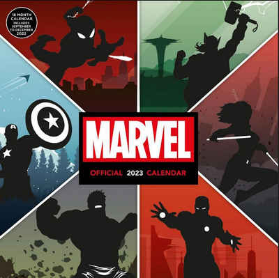 empireposter Wandkalender »Avengers - Adults - Kalender 2023 - 16 Monate ab Sept. 22 - Größe 30x30 cm«