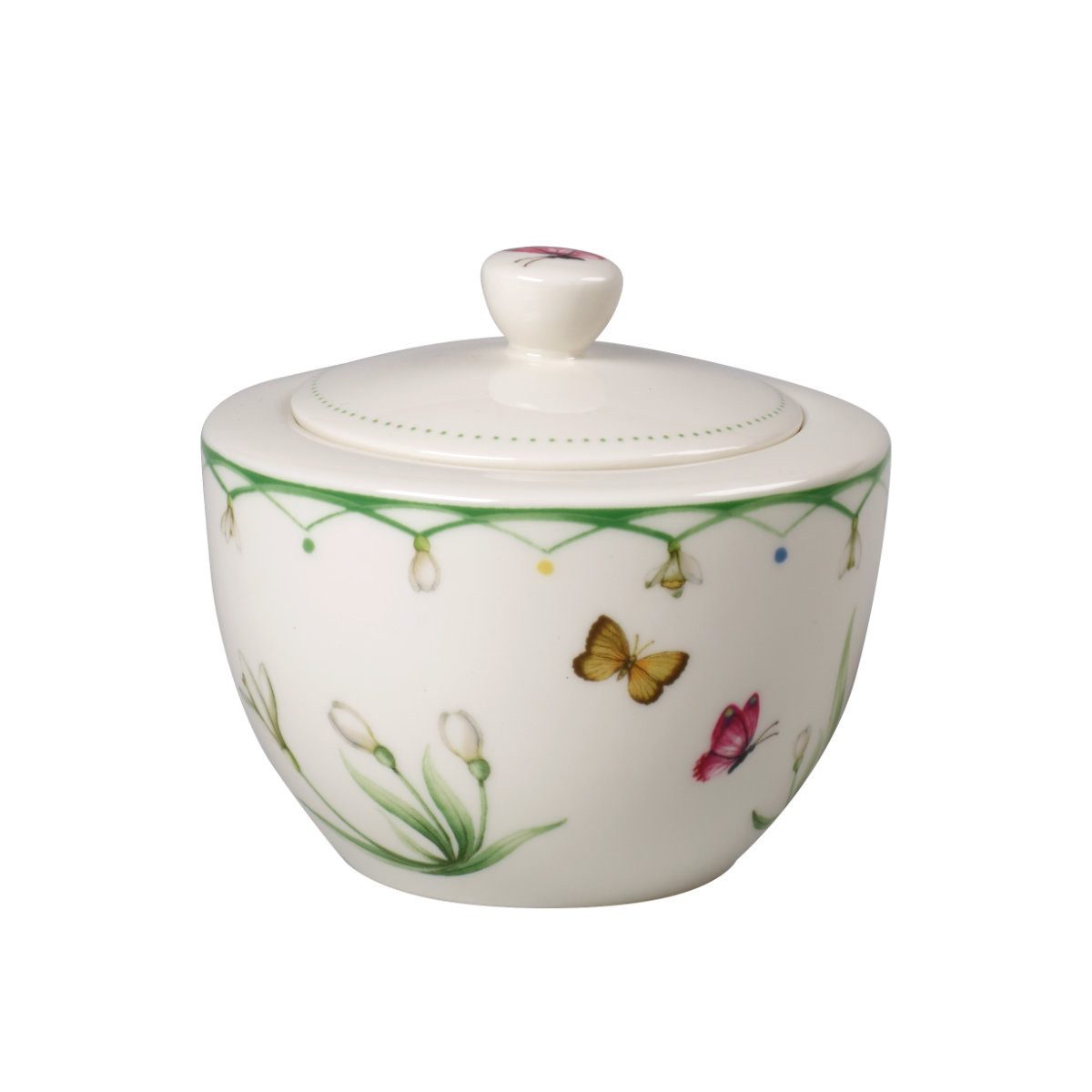 Villeroy & Boch Zuckerdose Colourful Spring Ostergeschirr, Porzellan, 0,24 L