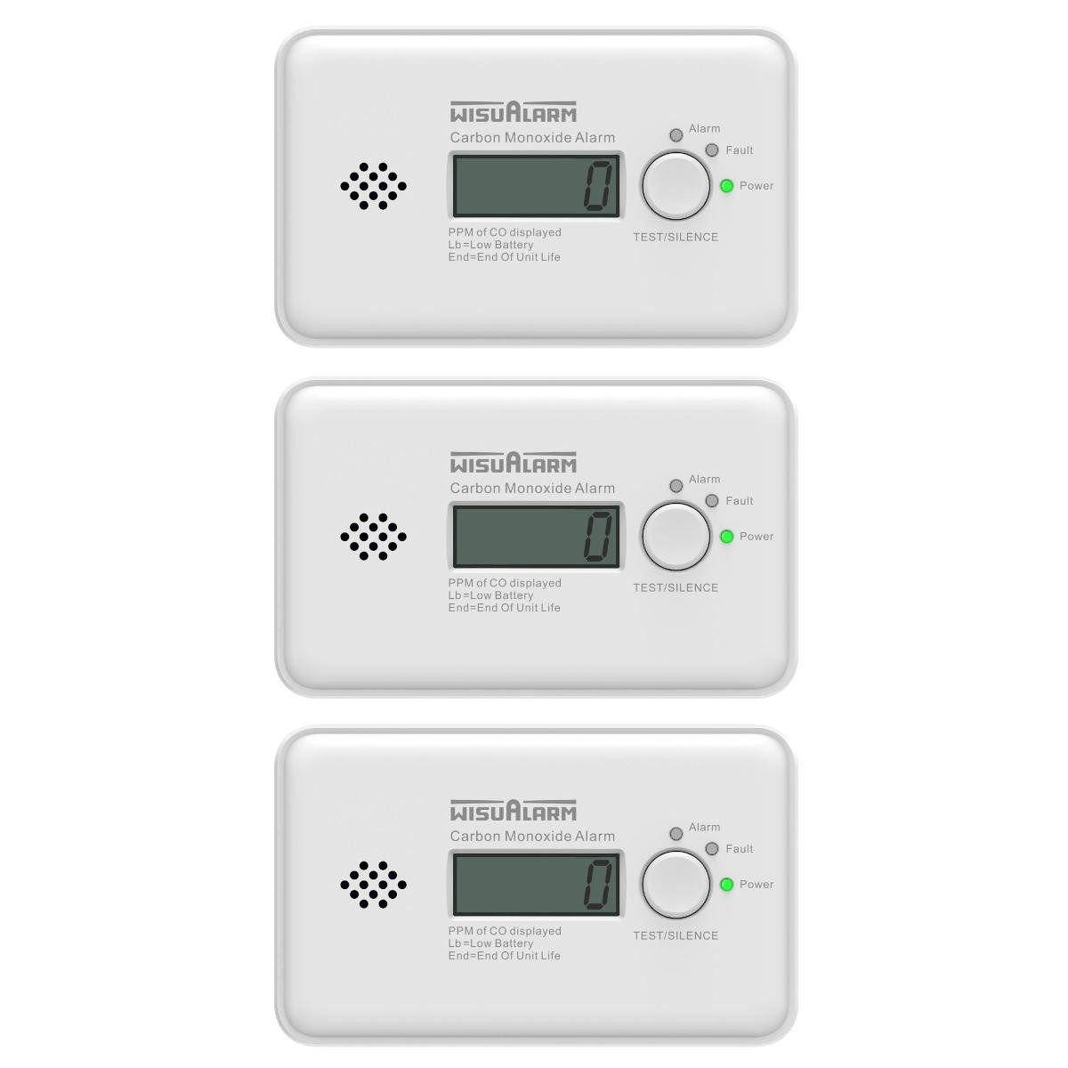Wisualarm DHI-HY-GC20C Autarker CO-Melder (Set, 10 Jahre Batterielebensdauer)