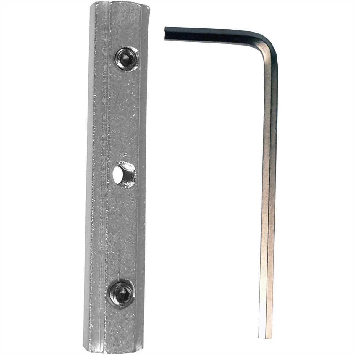 Bestlivings Gardinenschiene Verbinder 1er-Pack, Aluminium, Größe: 6cm Breit günstig online kaufen