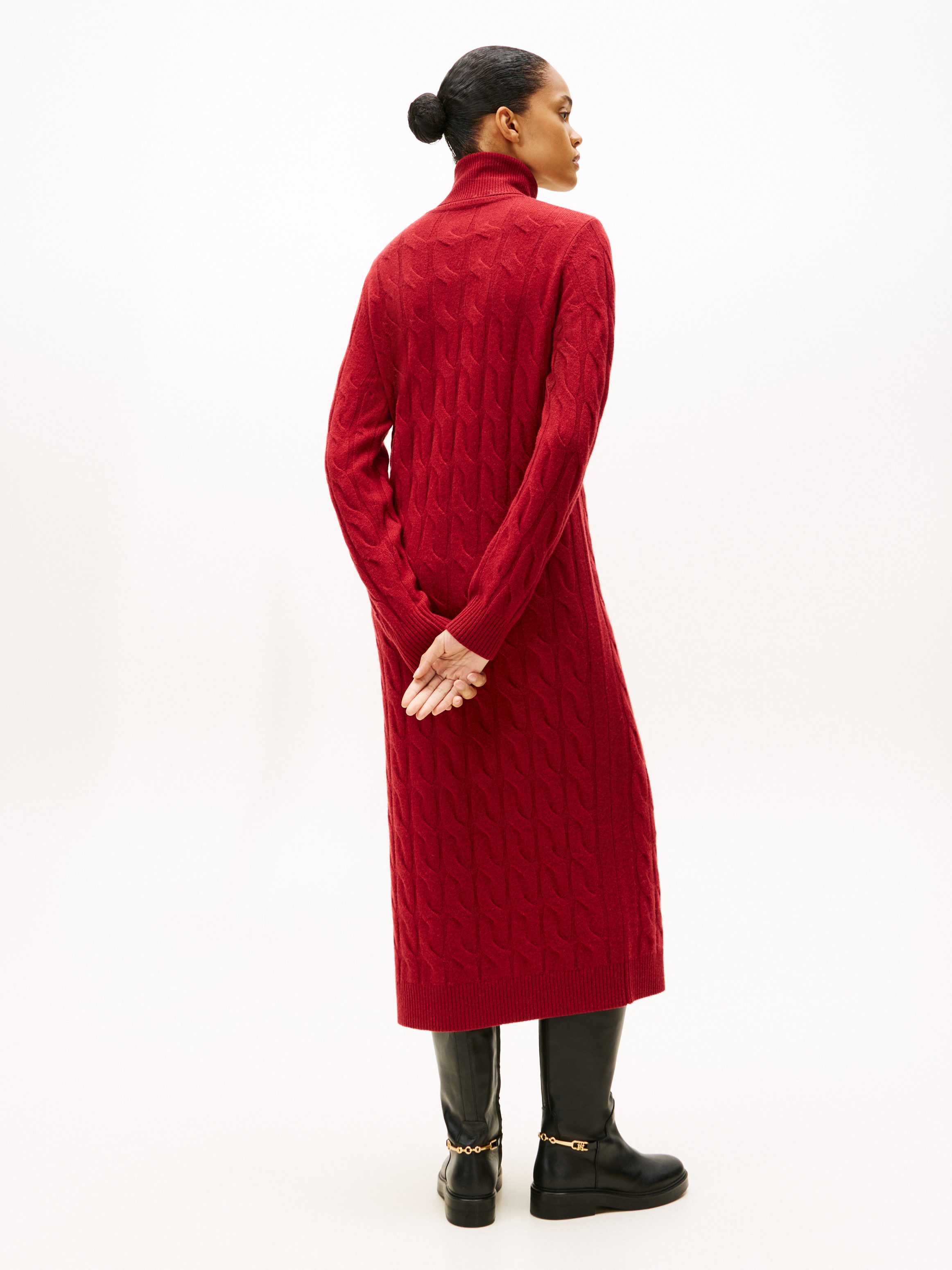 Tommy Hilfiger Strickkleid SOFT WOOL CABLE günstig online kaufen