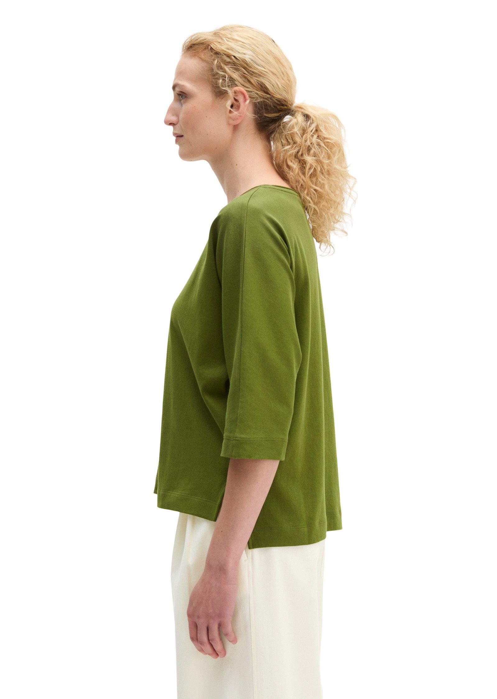 Marc O'Polo T-Shirt aus Feinstrick-Jersey