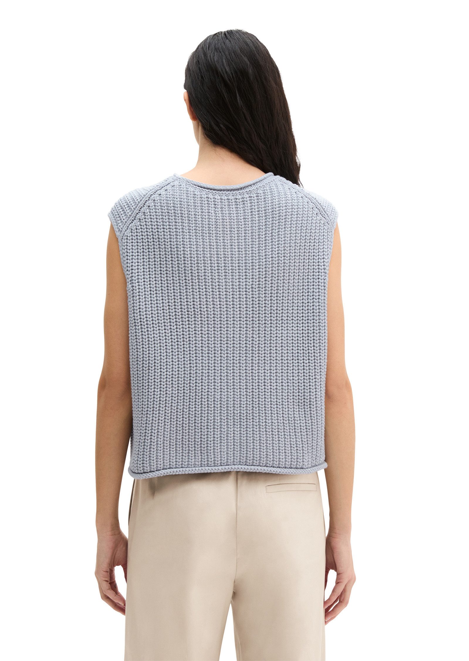 Marc O'Polo Strickpullover aus weichem Bio-Baumwolle-Mix