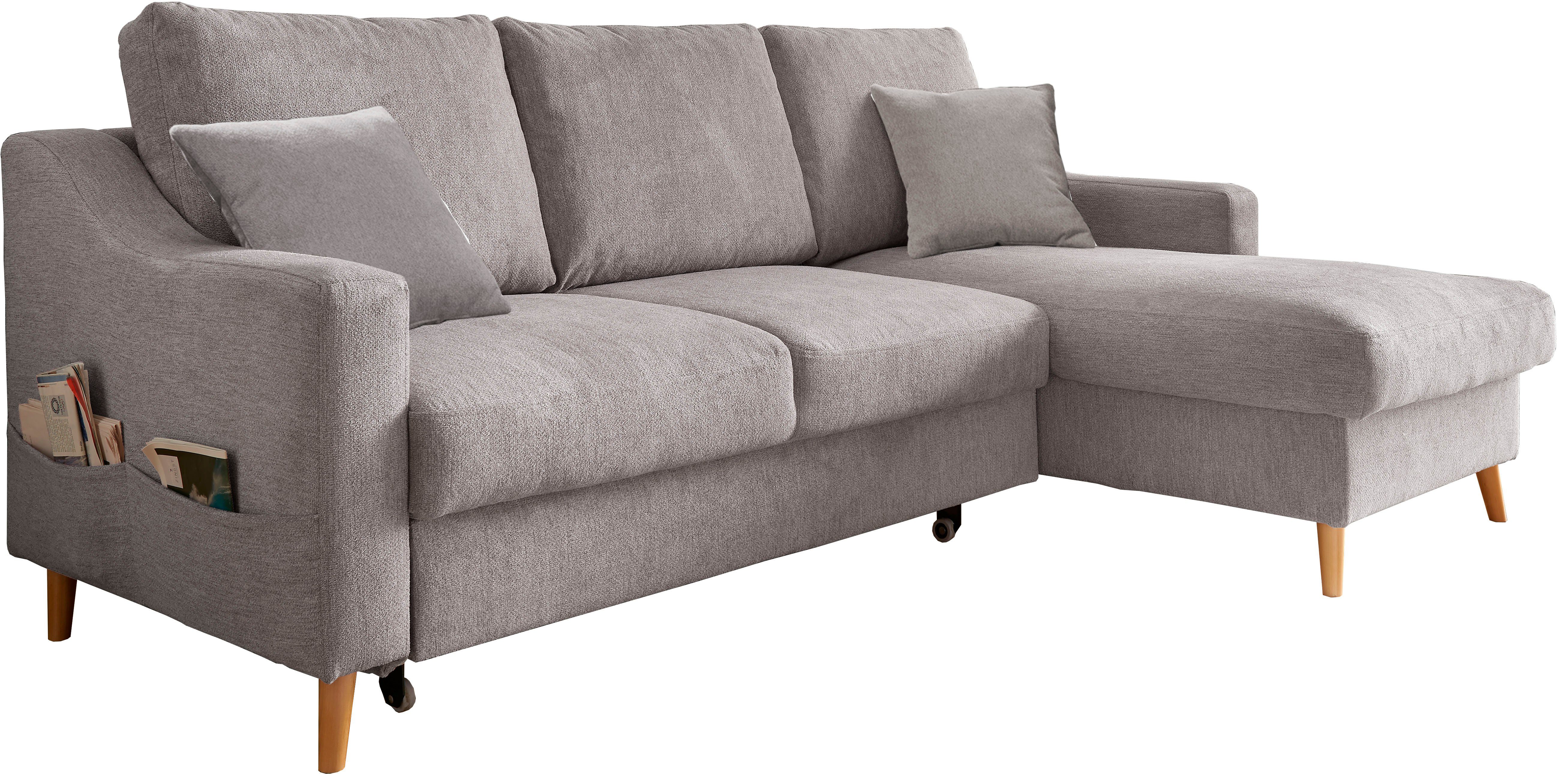 INOSIGN Ecksofa Valentina L-Form, 2 Zierkissen, günstig online kaufen