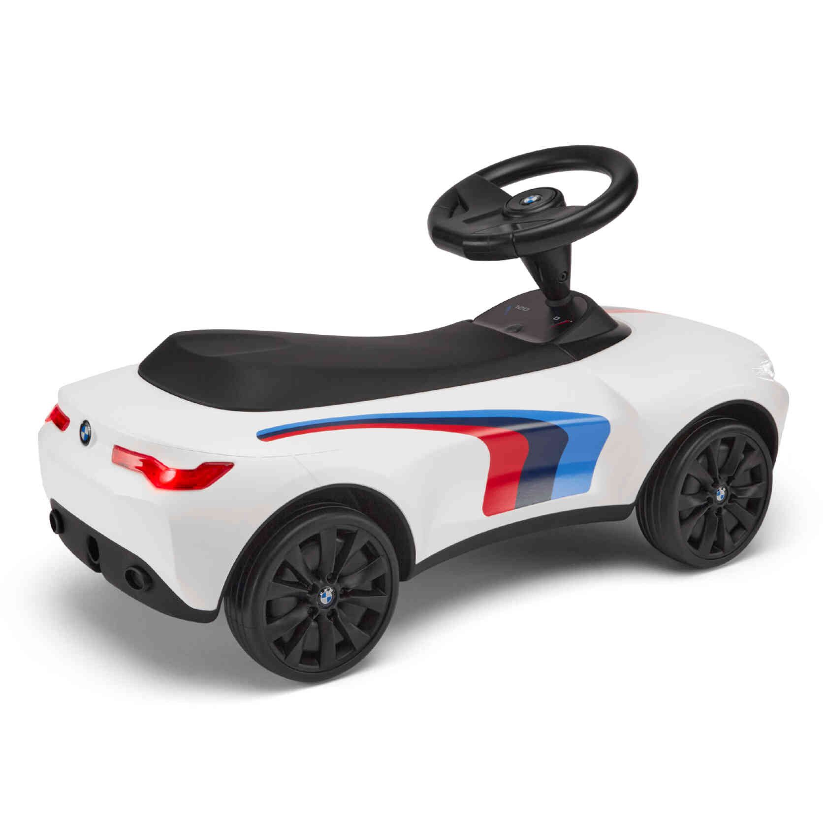 BMW Rutscherauto BMW Baby Racer IV Motorsport Kinderauto mit Licht & Hupe, Weiß, (1-tlg)
