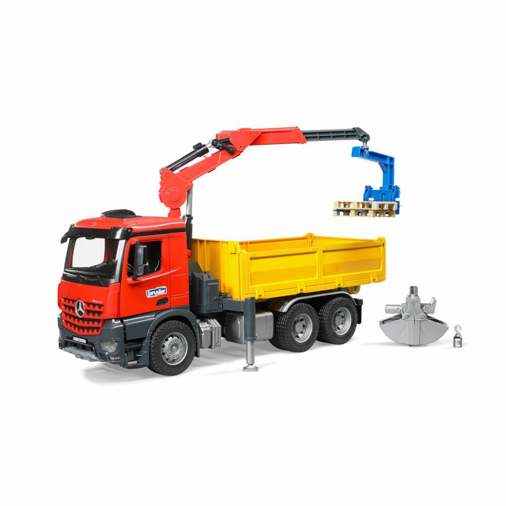 Bruder® Spielzeug-Kran Mercedes Benz Arocs Baustellen LKW