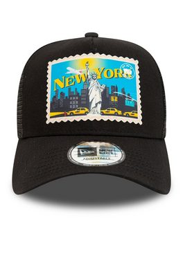 New Era Trucker Cap New Era Postcard Trucker Adjustable Cap NEW YORK Schwarz