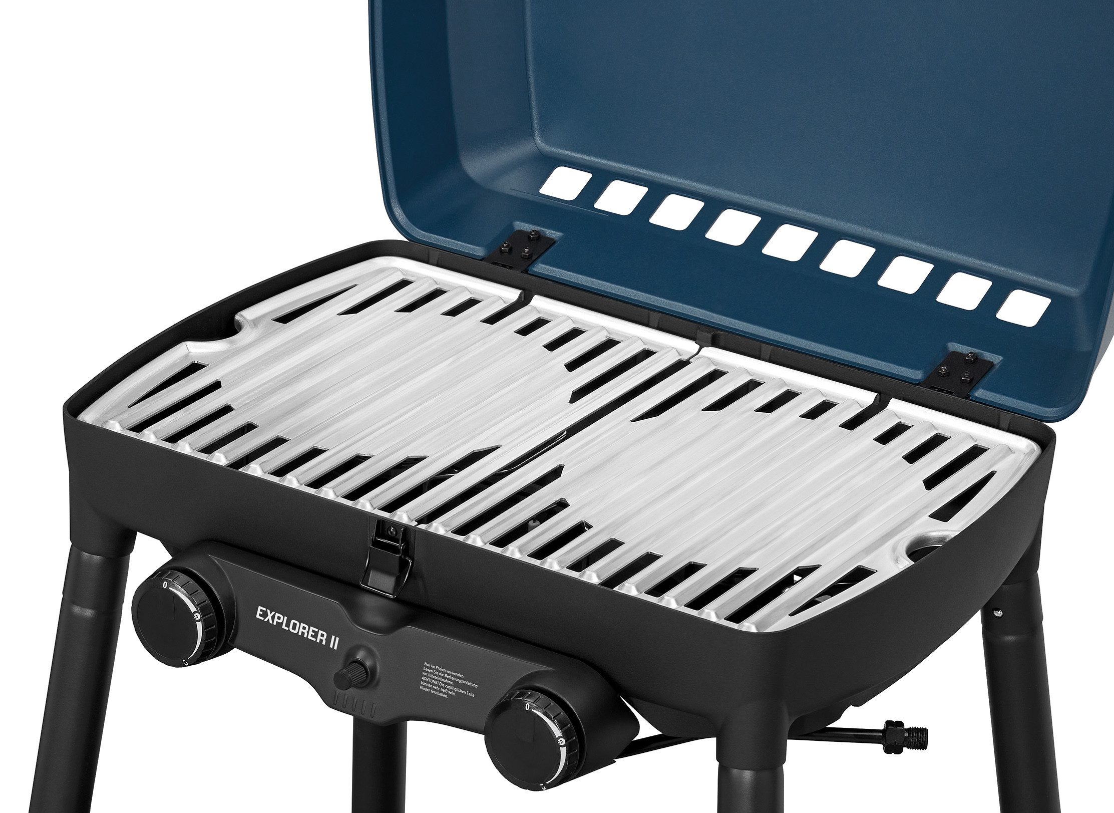 Enders® Gasgrill Explorer II, 2 Brenner für indirektes und direktes Grillen und Backen​