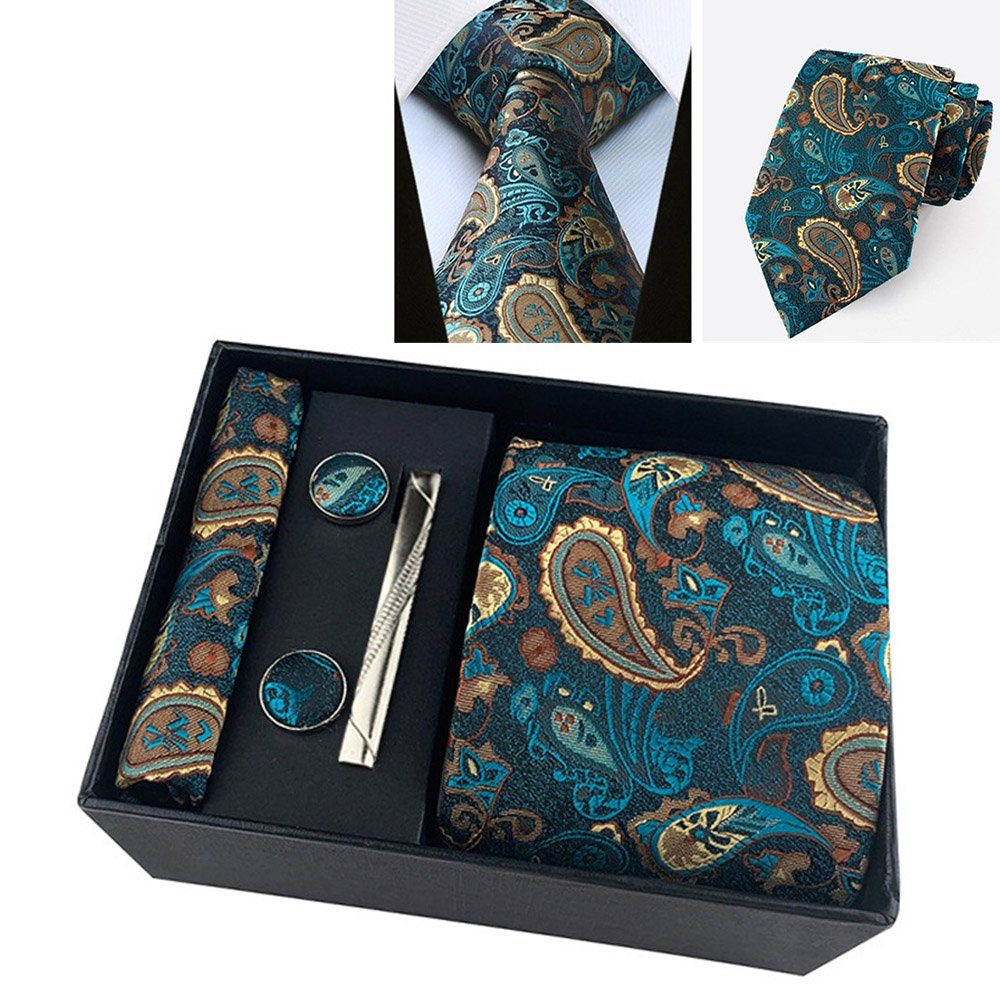 Dekorative Krawatte Herren für Klassisch Krawatten-Set, für (4-St) krawatte 4 krawatten Stück Set Elegante Hochzeitsfest Herren