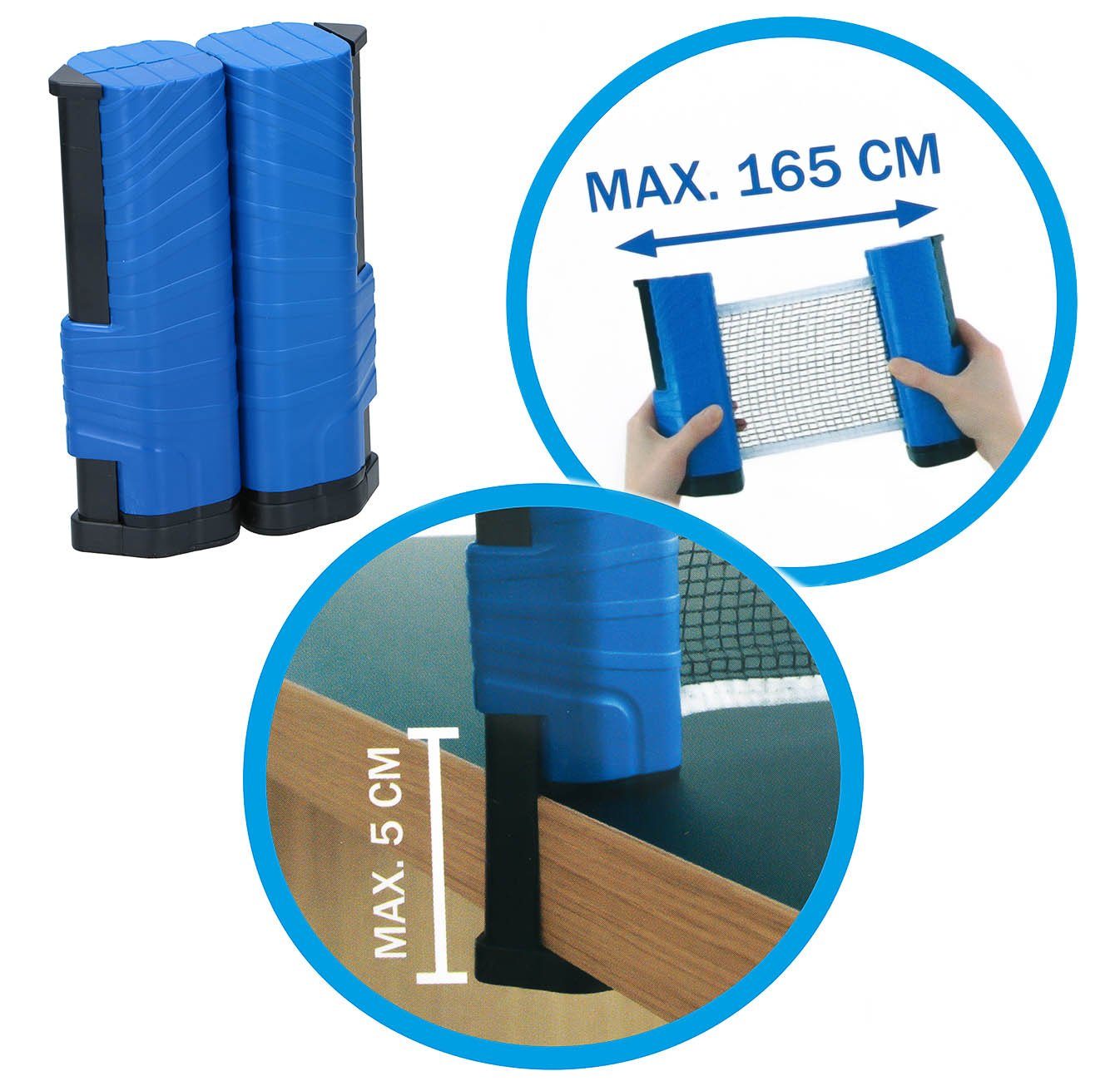 Bubble-Store Tischtennisnetz Tischtennisnetz Indoor Outdoor geeignet, Tischtennisnetz ausziehbar bis max. ca. 165 cm