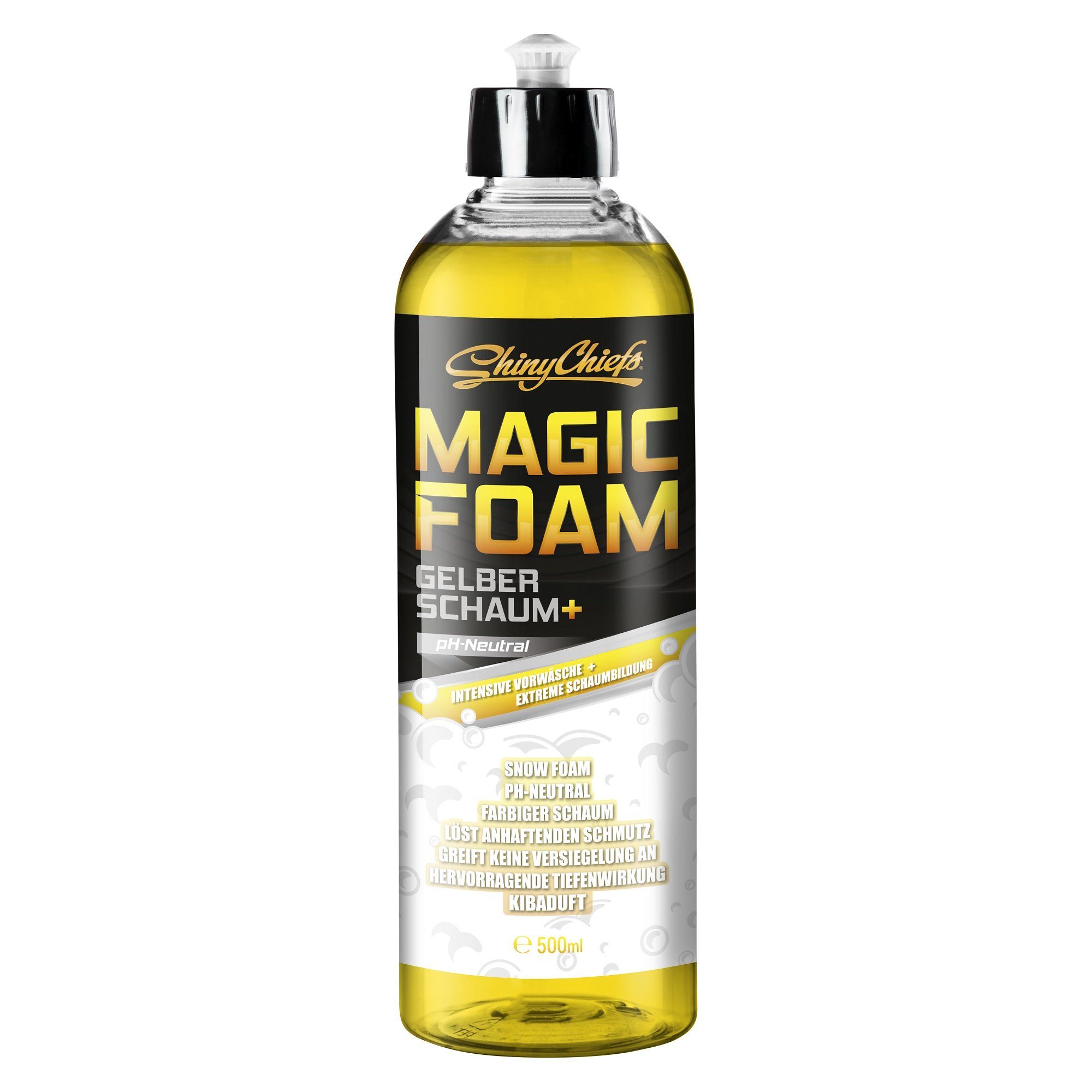 MAGIC FOAM - GELBER SNOW FOAM Farbiges Autoshampoo Autoshampoo