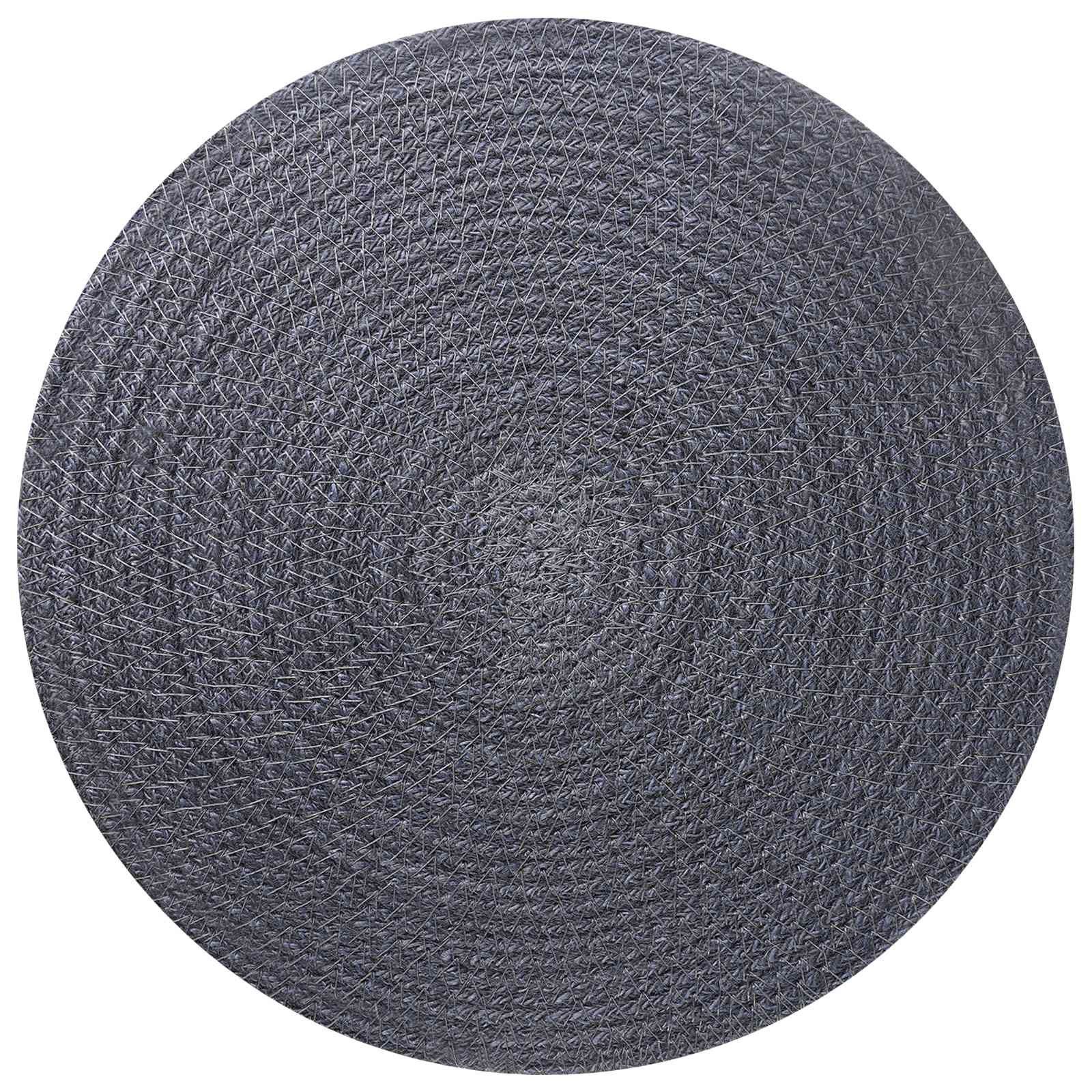 vidaXL Platzset Jute-Untersetzer 4 Stk. Dunkelgrau 100% Tossa-Jute, (4-St)