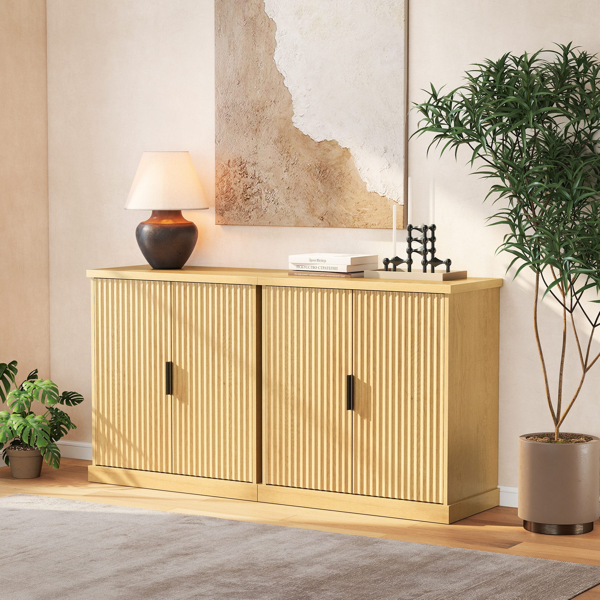 VASAGLE Sideboard Küchenschrank, Konsolenschrank, mit verstellbarer günstig online kaufen
