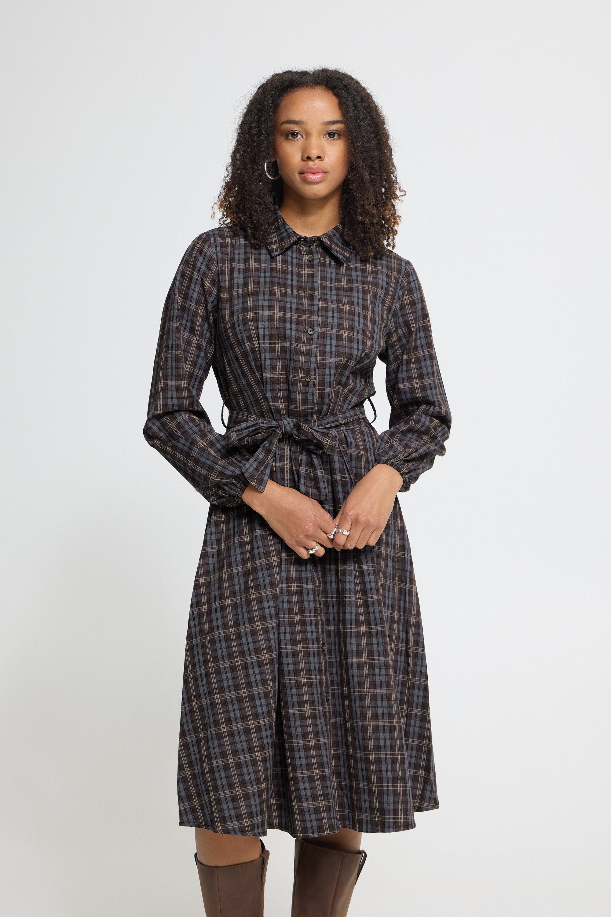 ICHI Blusenkleid Kleid IHFANTY