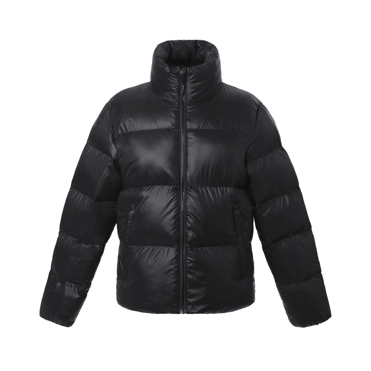 30seven Winterjacke beheizte Steppjacke mit gepolstertem Kragen Slim Fit - Schwarz 7,4V Set inkl. Powerbank & Ladegerät