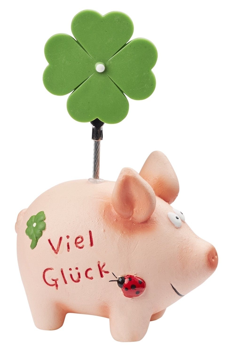 HobbyFun Dekofigur Glücks-Schweinchen mit Clip